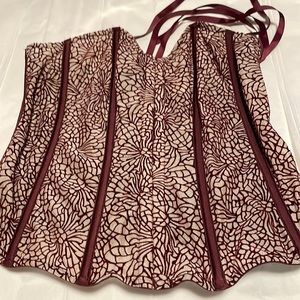 Maidenform bustier size medium